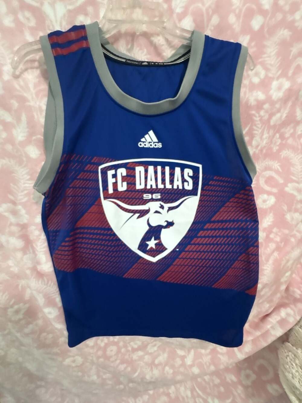 Adidas FC Dallas 96 Sleeveless Climalite Performance Tank Top